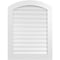 Ekena Millwork Arch Top Surface Mount PVC Gable Vent: Non-Functional, w/ 3-1/2"W x 1"P Standard Frame, 30"W x 38"H GVPAR30X3801SN - alternate 1